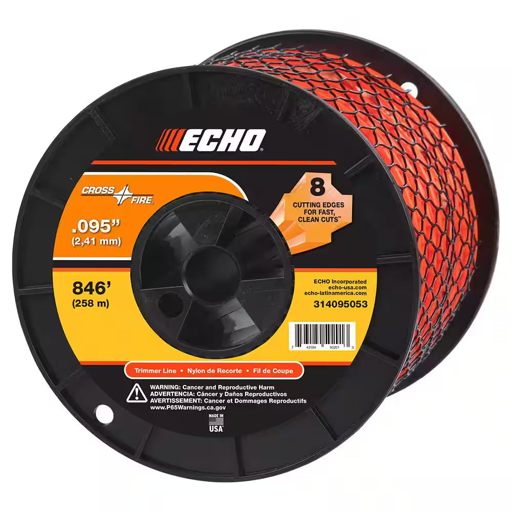 0.095 In. X 846 Ft. Medium Spool Cross-Fire Trimmer Line