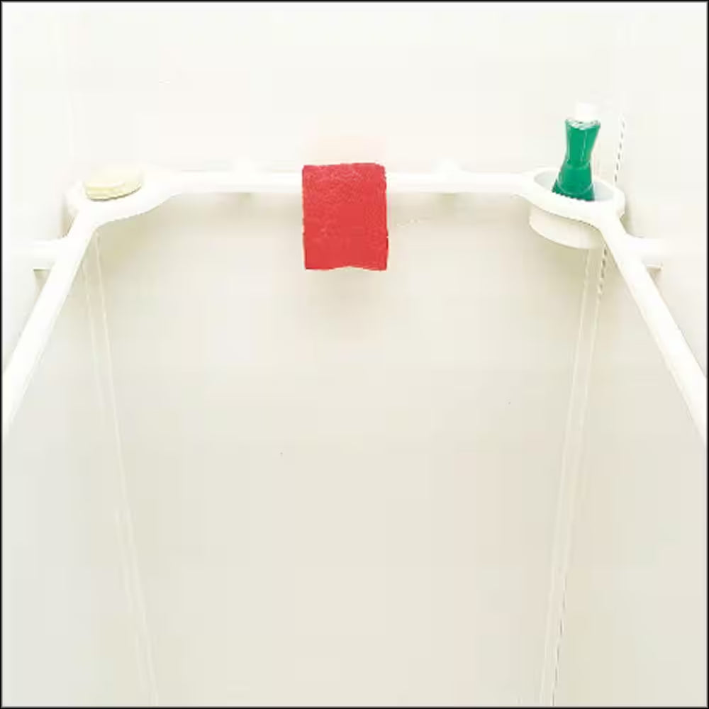 32 In. X 32 In. X 75 In. Shower Stall with Standard Base in White