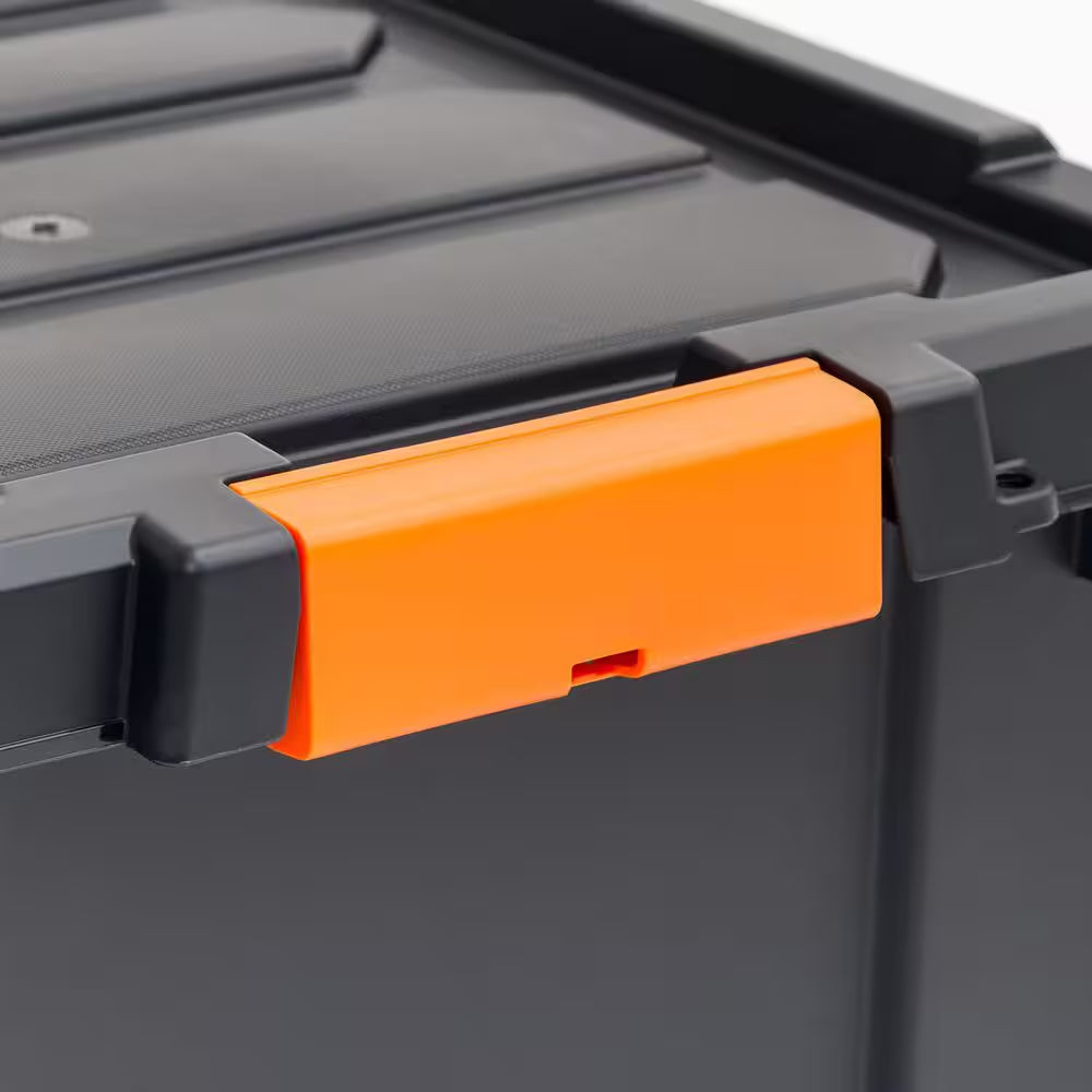 5 Gal. Heavy-Duty Stackable Storage Tote (Set of 4)