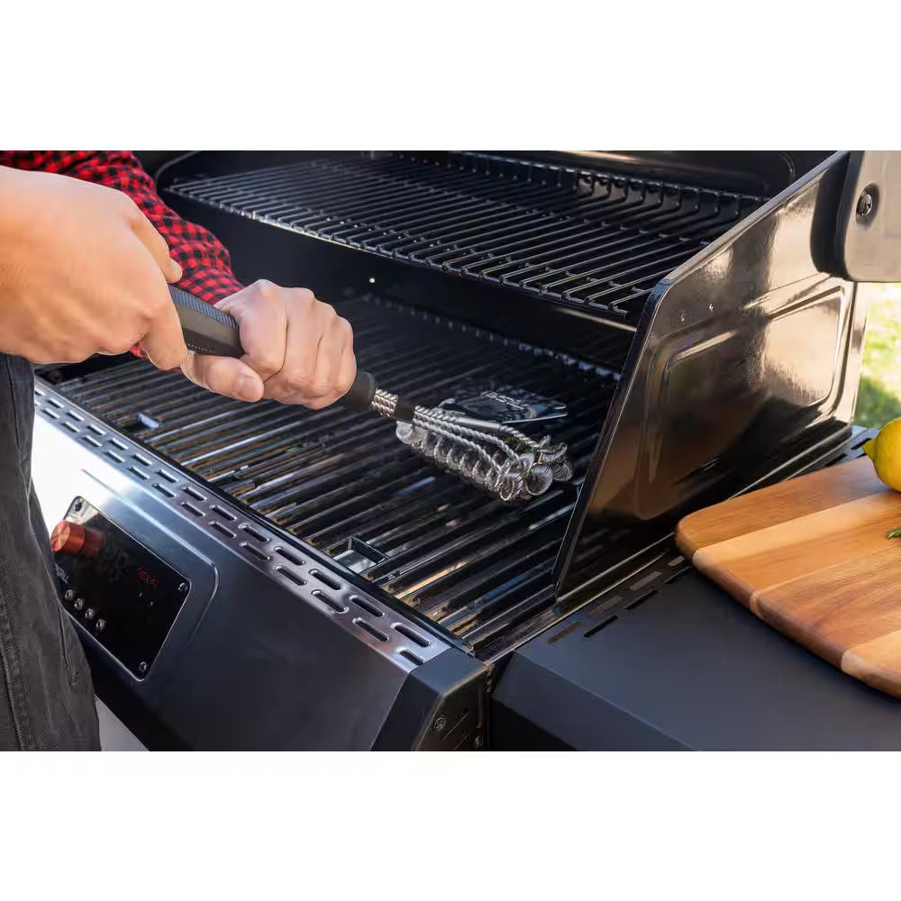 Bristle Free Grill Brush and Scraper Grill Accessory