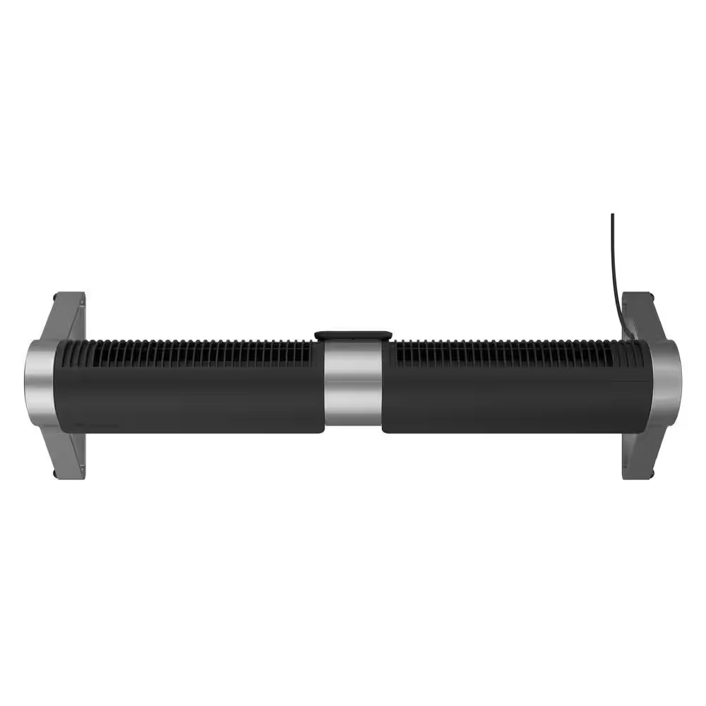 AIRBAR Four 35 In. 3 Fan Speeds Tower Fan in Black with Adjustable Feet to Convert to Airbar
