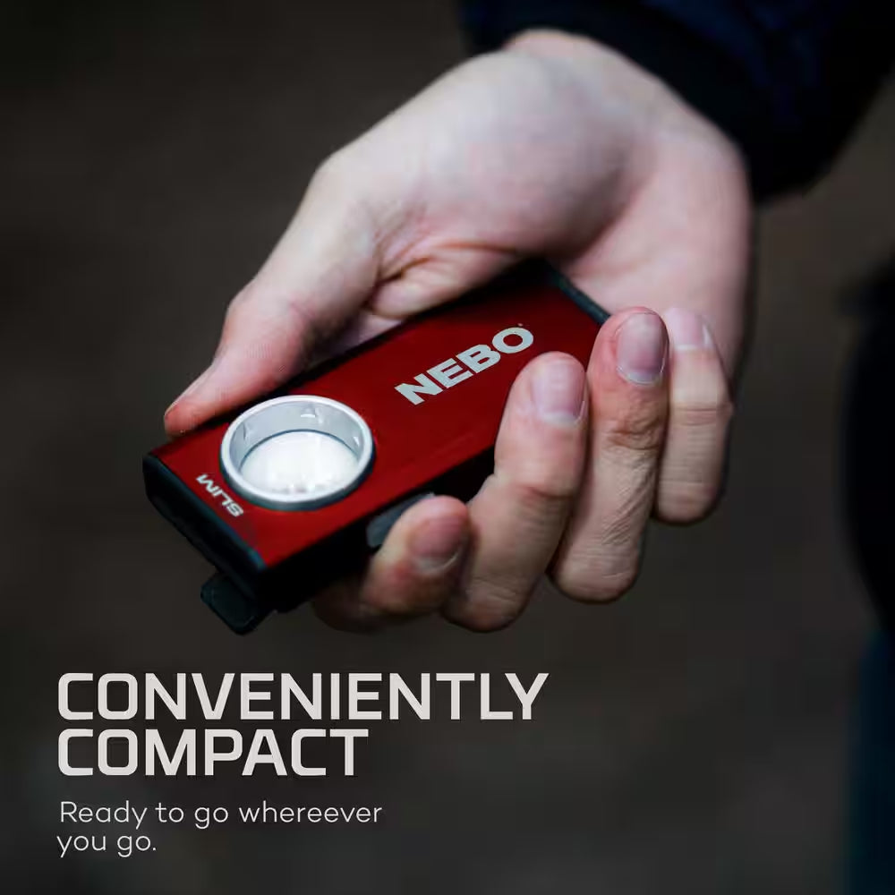 Slim 500 Lumens RC Battery LED Pocket Light