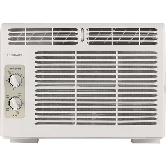 5,000 BTU Window Air Conditioner Cools 150 Sq. Ft. with Mechanical Controls in White 115V