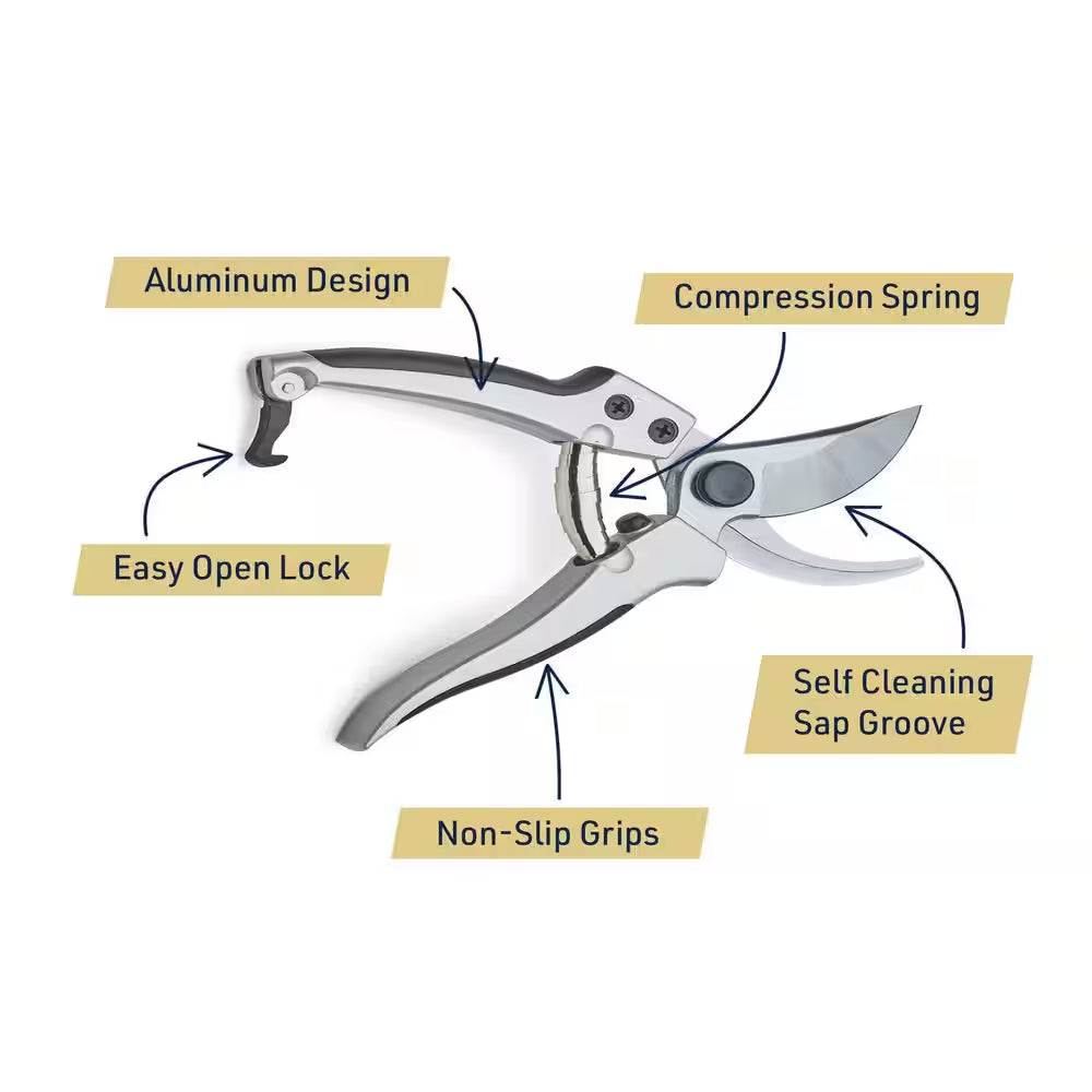 8 In. Bypass Pruning Grass Shears