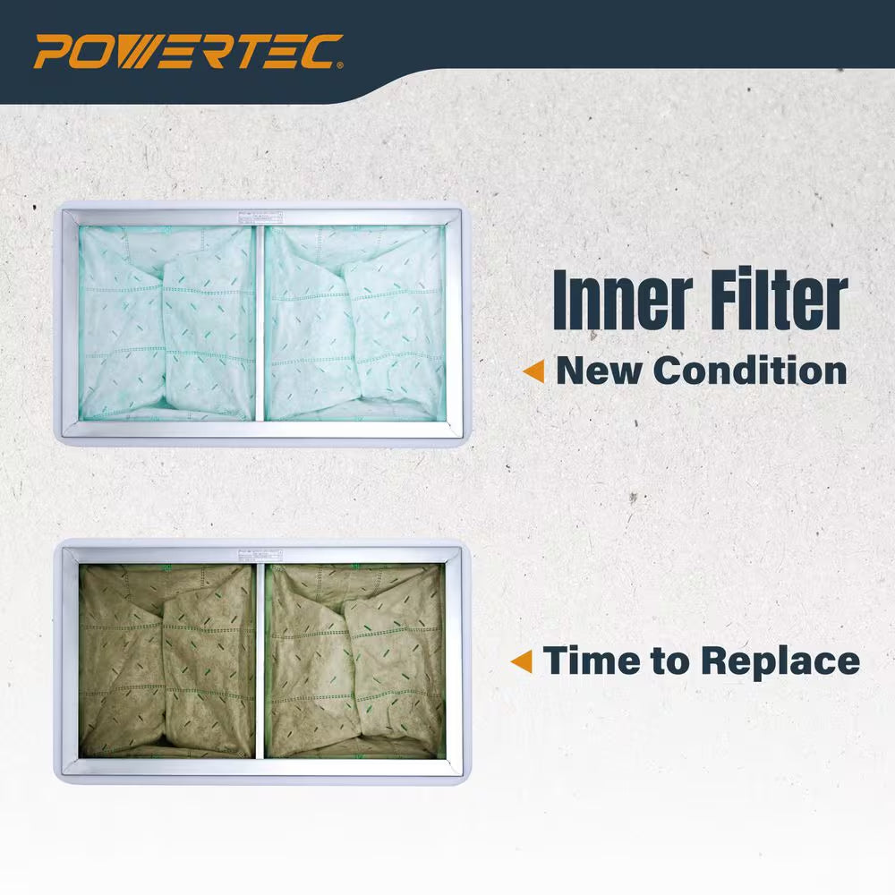 1 Micron Inner Filter for AF4000, AF4001 and WEN 3410 Air Filtration Systems