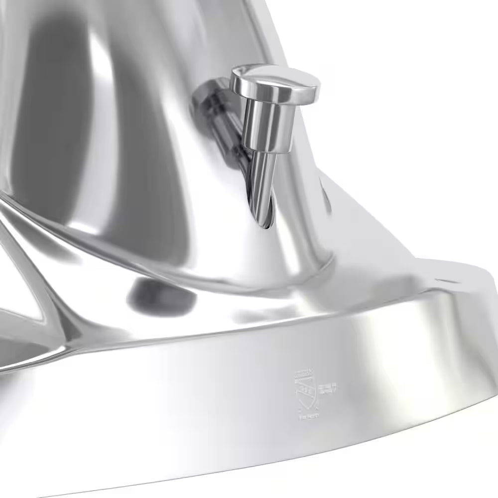 Aragon 4 In. Centerset Single-Handle Low-Arc Bathroom Faucet in Polished Chrome