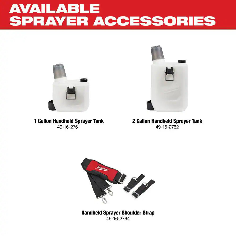 M12 12-Volt 2 Gal. Lithium-Ion Cordless Handheld Sprayer Kit with 2.0 Ah Battery and Charger