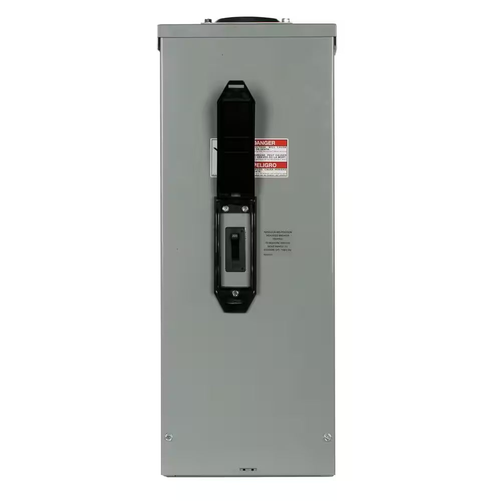 200 Amp Enclosed 2-Pole Outdoor Circuit Breaker