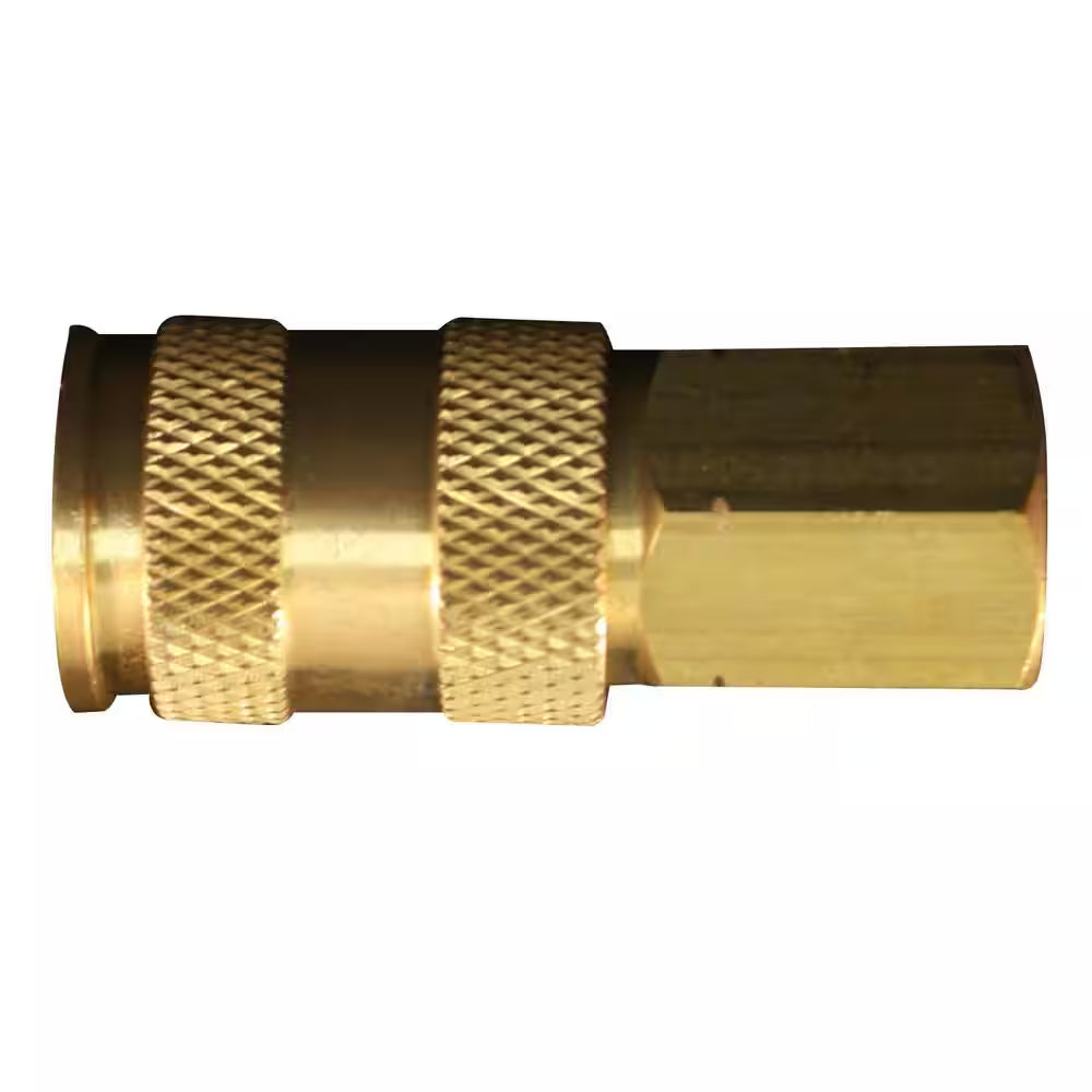 1/4 In. FNPT V Style High Flow Coupler