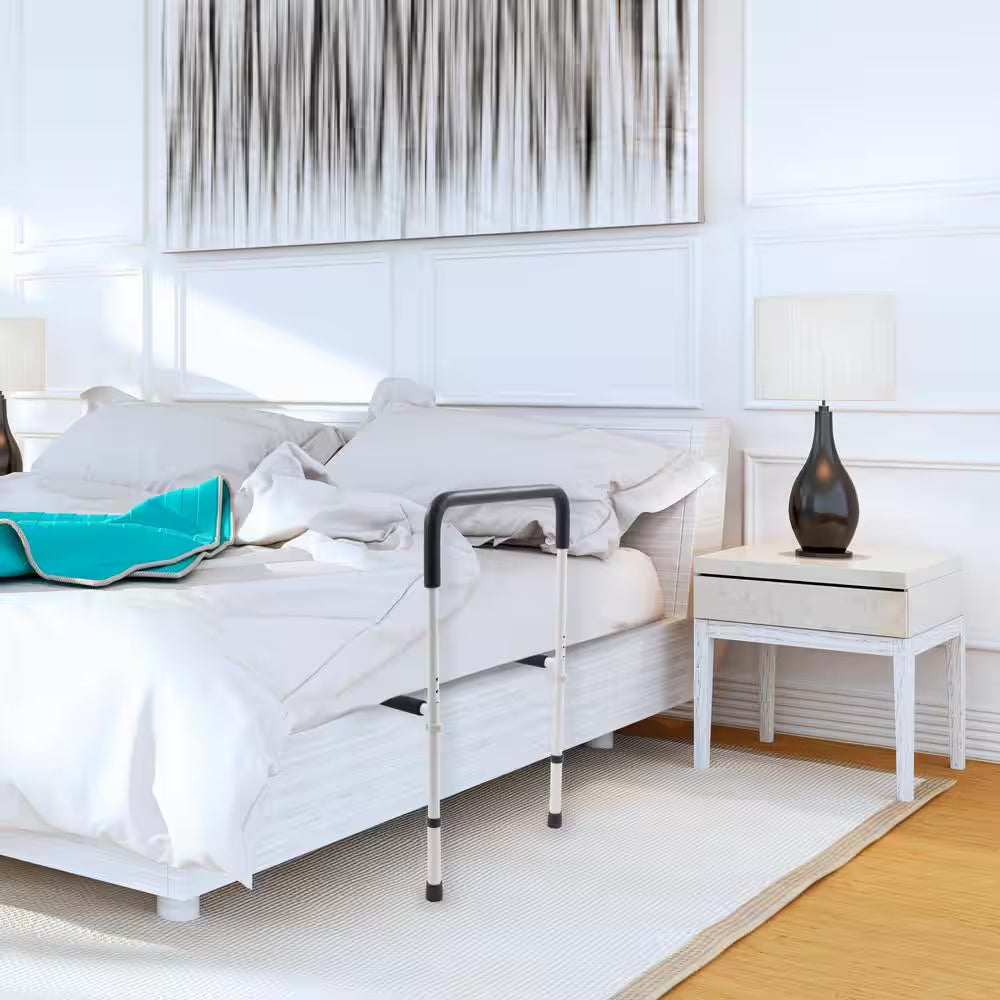 Home Bed Assist Rail with Adjustable Height No Tool Assembly