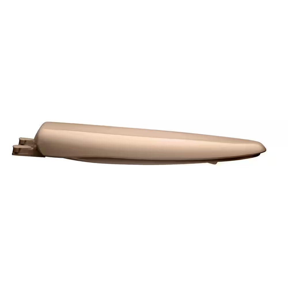 Elongated Soft Close Plastic Removes for Easy Cleaning and Never Loosens Toilet Seat in Mexican Sand