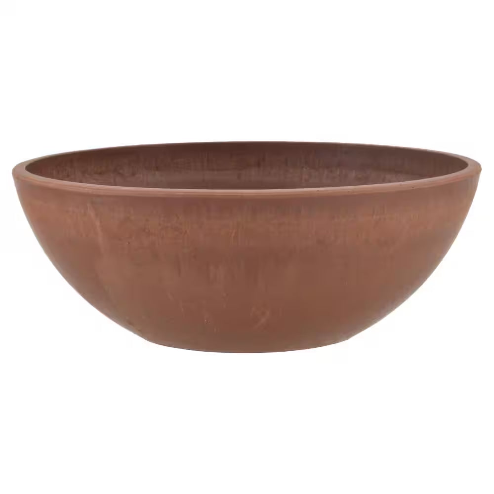 Garden Bowl 8 In. X 3 In. Terra Cotta PSW Pot