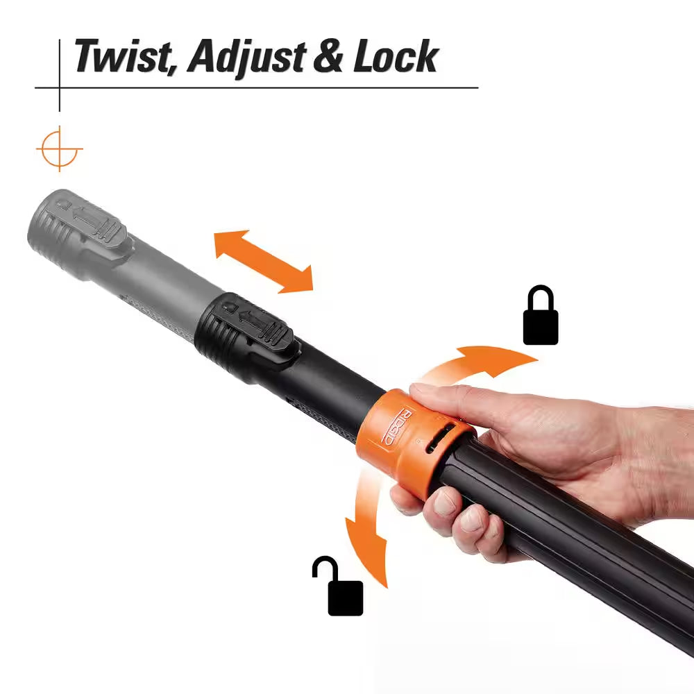 1-7/8 In. VT1718 Locking Telescoping Extension Wand Accessory Shop Vacuum Attachment for  Wet Dry Vacs