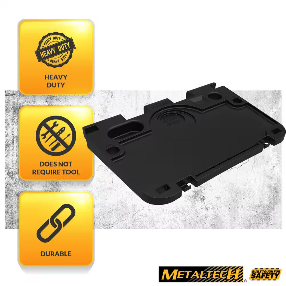 Jobsite 30 In. X 20 In. X 3 In. Polypropylene Tool Box Tray, Parts and Accessories Holder/Organizer for Scaffold