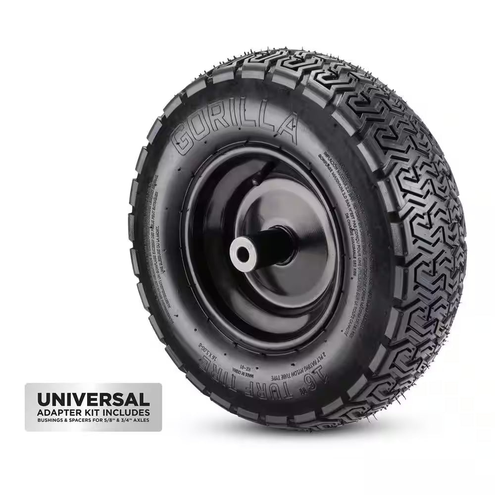16 In. Turf Universal Wheelbarrow Tire
