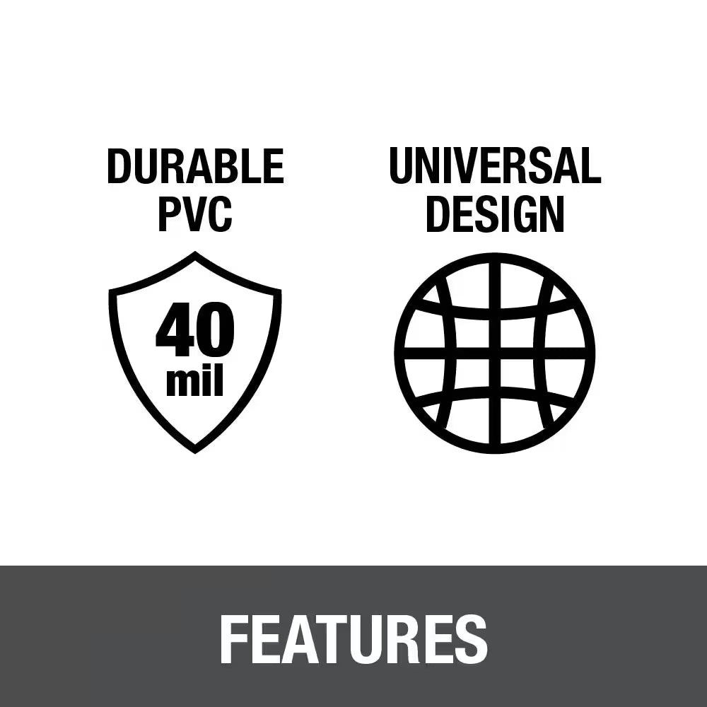 PVC Shower Pan Liner Corner Dam (4-Pack)