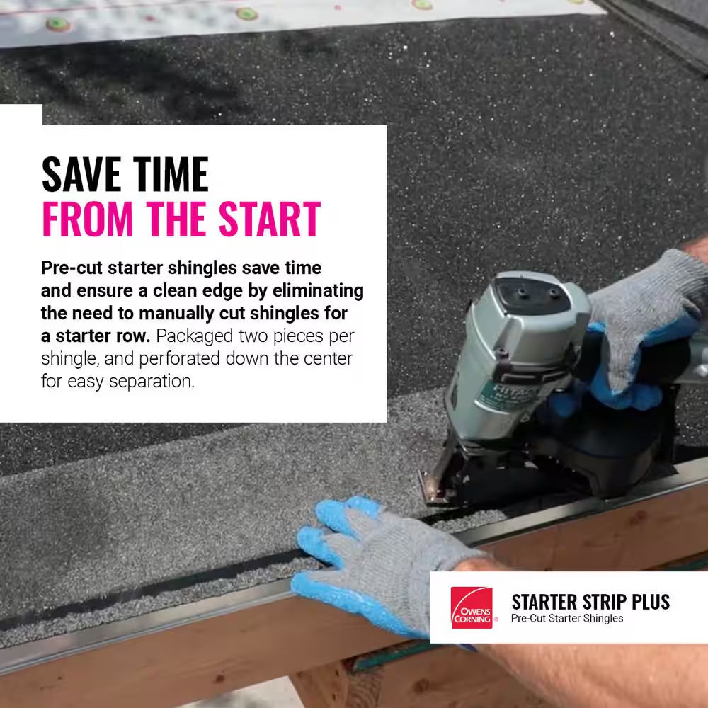 Starter Strip plus Starter Shingle (105 Lin. Ft.) Roofing Starter Strip