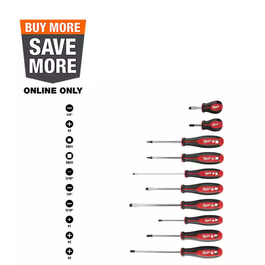Combination Screwdriver Set (10-Piece)