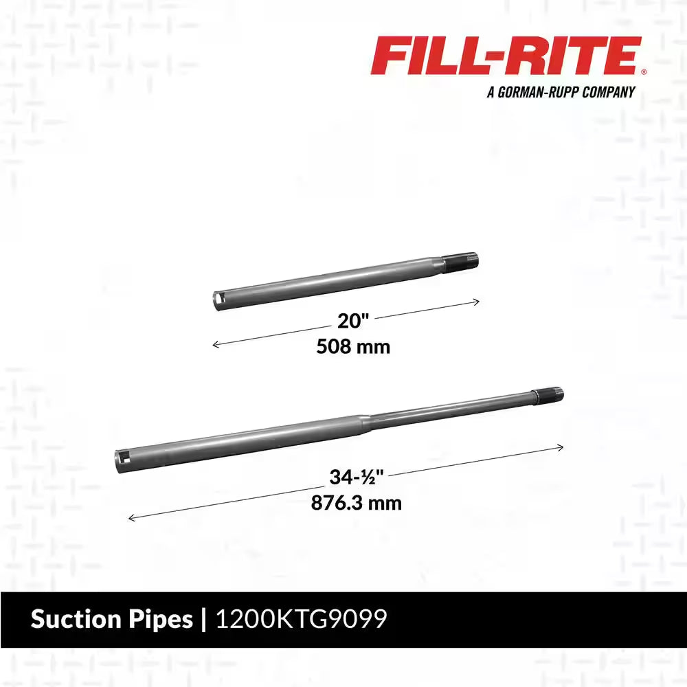 1" Steel Telescoping Suction Pipe