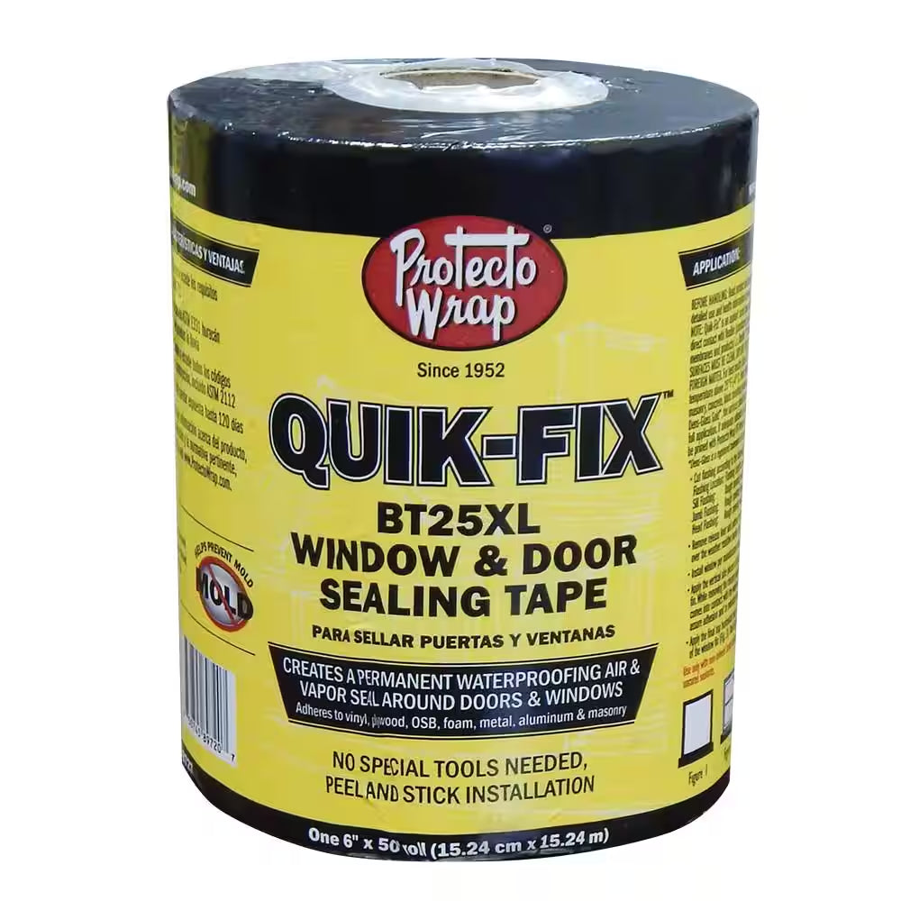 6 In. X 50 Ft. Window and Door Tape