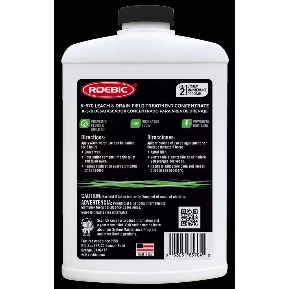 K-570 Leach and Drain Field Treatment