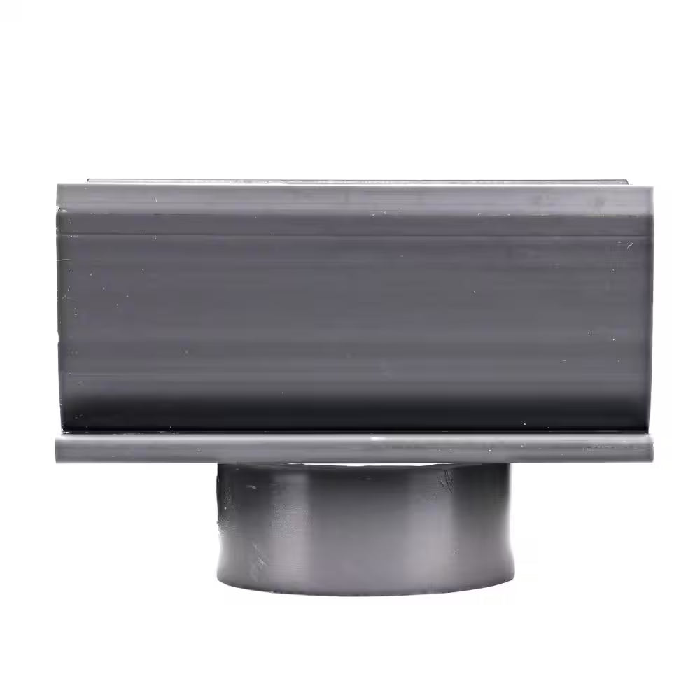 7 In. Spee-D Channel Drain with Grate and 3 In. and 4 In. Bottom Outlet