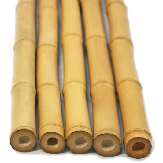 1 In. D X 72 In. L Natural Bamboo Poles (25-Piece/Bundled)