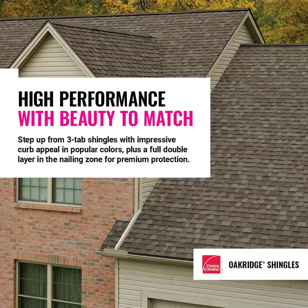 Oakridge Shasta White Laminate Architectural Roofing Shingles (32.8 Sq. Ft. per Bundle)