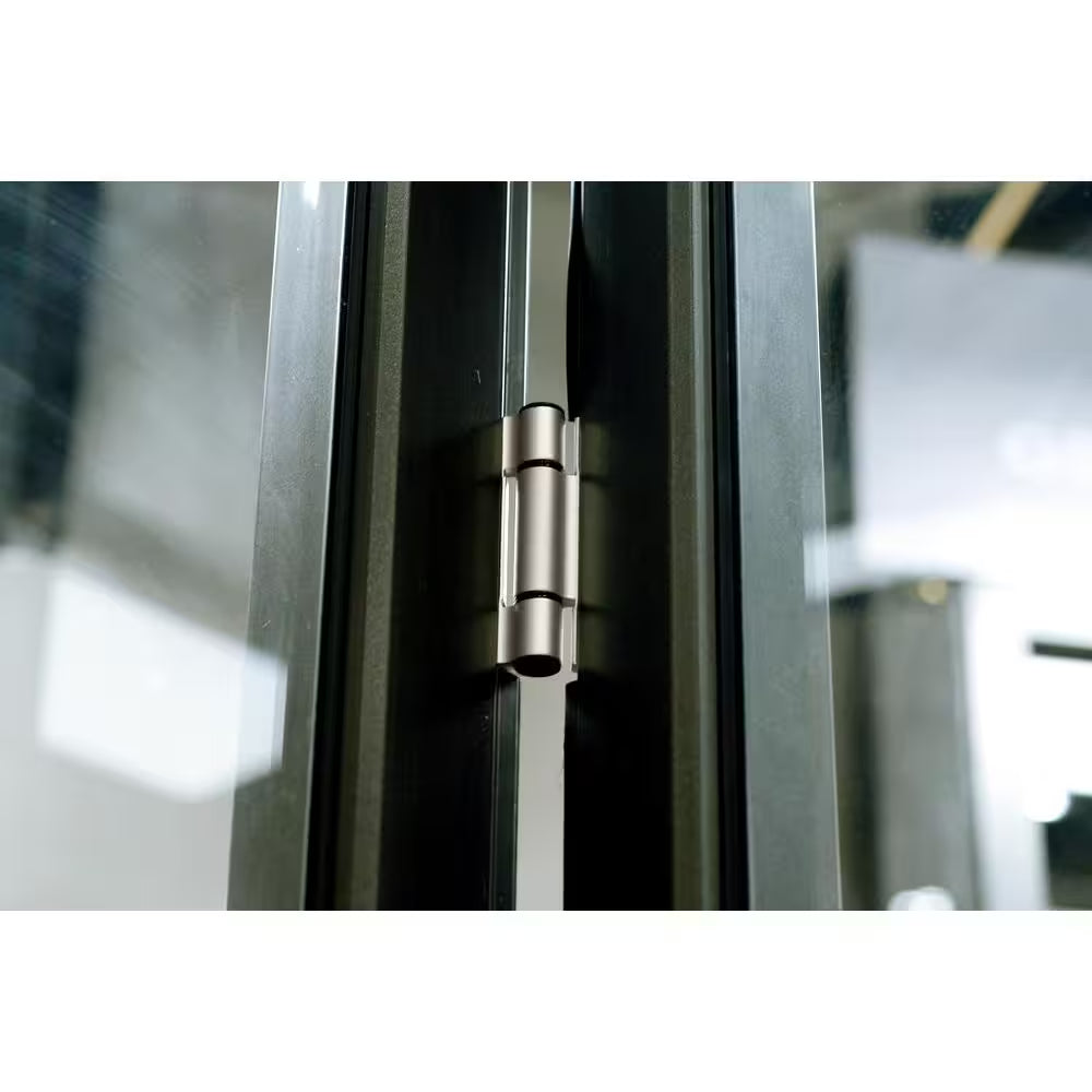 4 In. X 4-1/2 In. Brushed Nickel Self Closing Full Mortise Spring Hinge