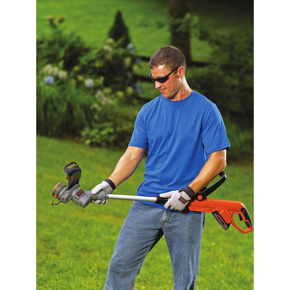 20V MAX Cordless Battery Powered 2-In-1 String Trimmer & Lawn Edger Kit with (1) 2Ah Battery & Charger