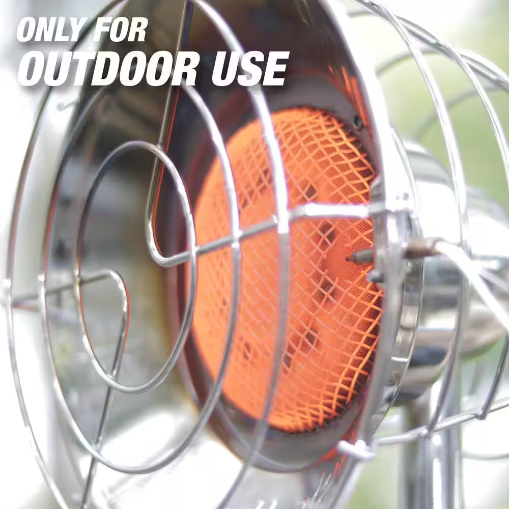 Single Tank Top 15,000 BTU Radiant Propane Outdoor Space Heater