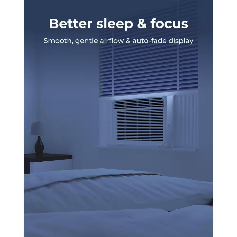 Lite Series 5,000 BTU 115-Volt Smart Window Air Conditioner, Wi-Fi/Remote, Easy Install, up to 150 Sq. Ft.
