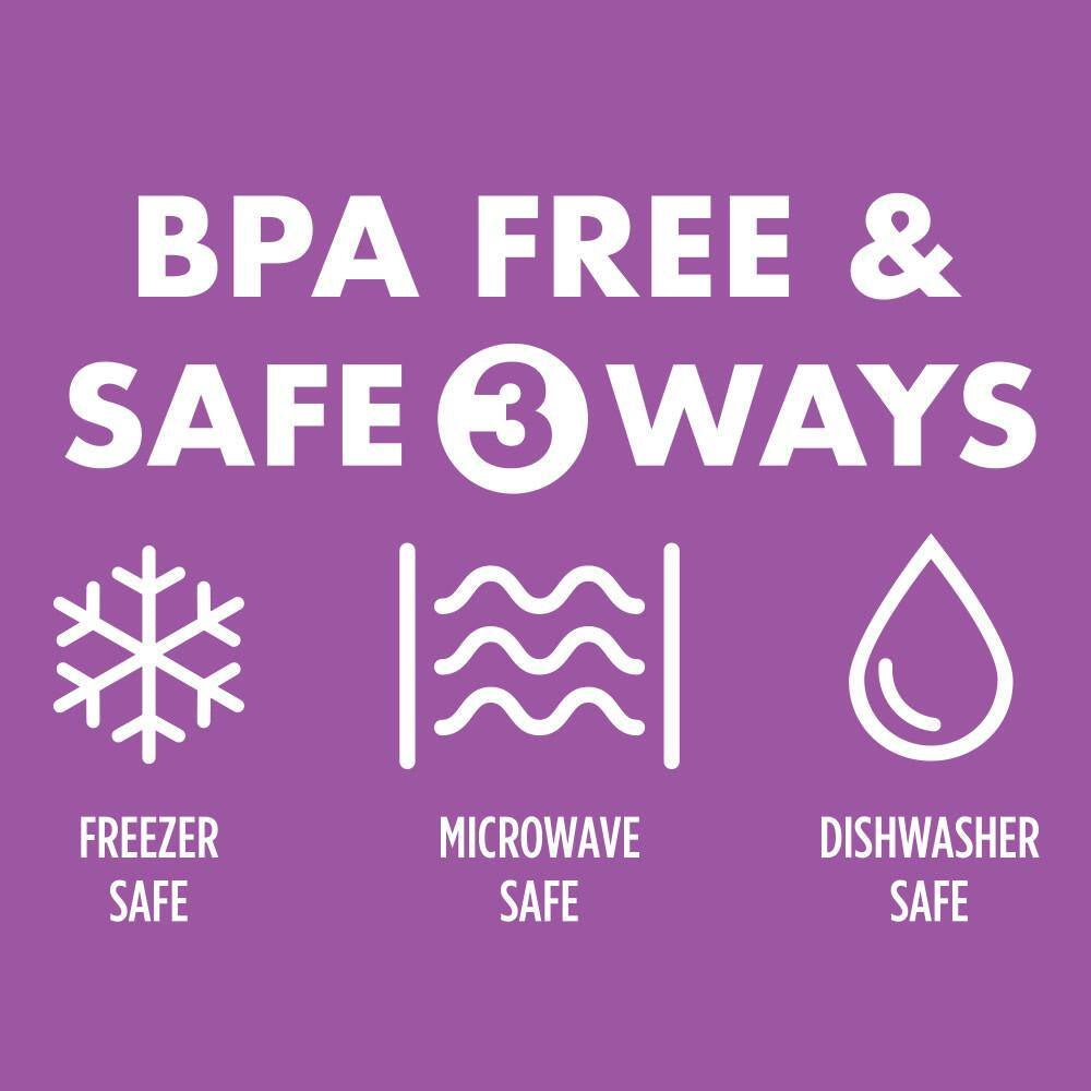 Easy Essentials 10-Piece Square Food Storage Container Set,