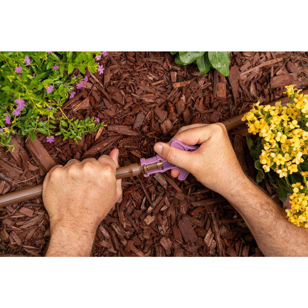 1/2 In. Barbed Couplings for Drip Tubing, Brown (20-Pack)