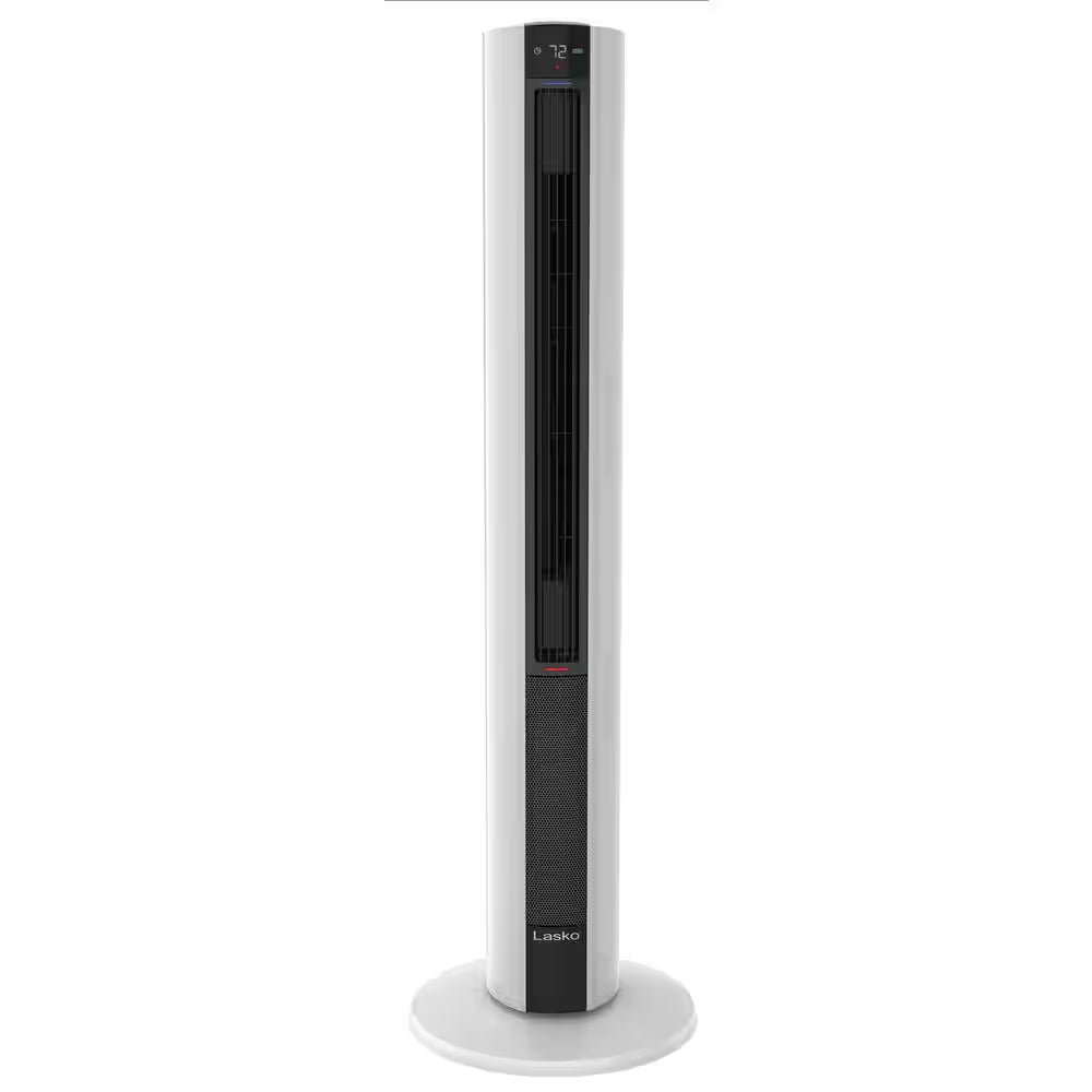 All Season 1500-Watt Electric Oscillating Space Heater and Fan Combo Tower with Remote Control