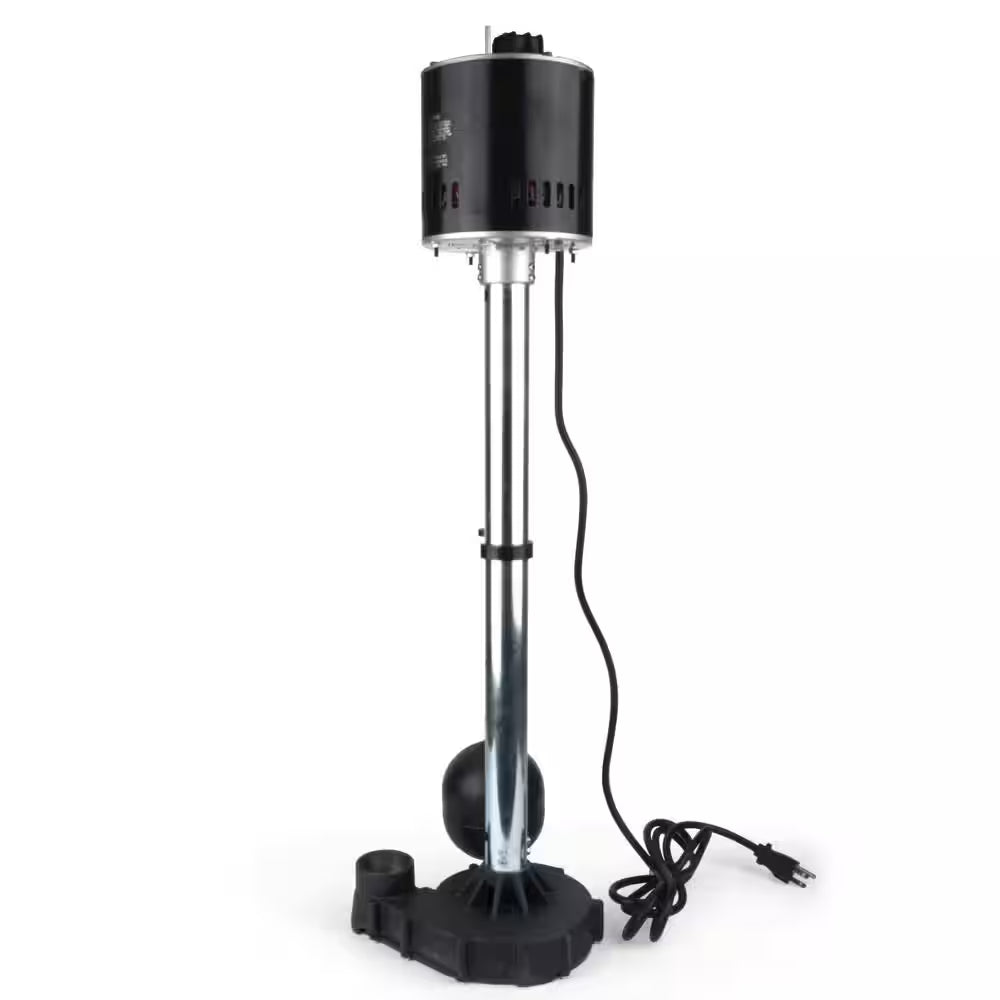 1/3 HP Cast Iron Pedestal Sump Pump