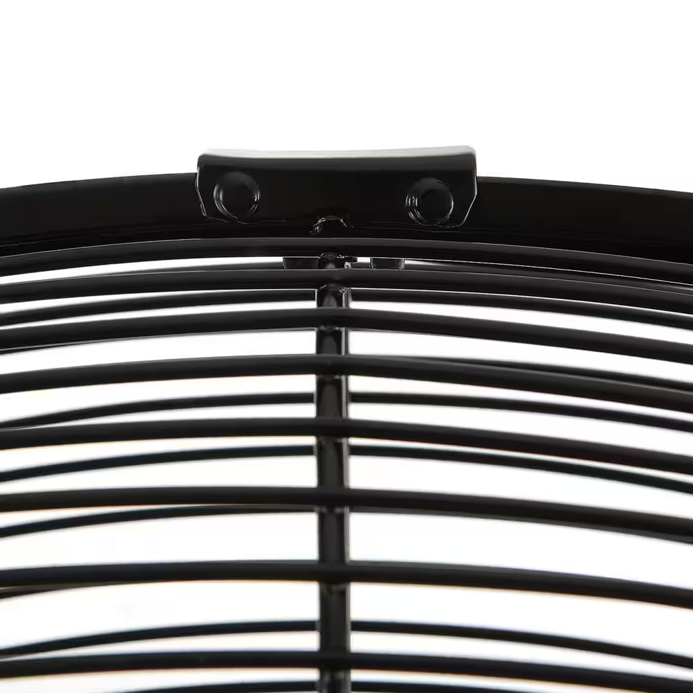 30 In. Black Tilting Mountable Heavy-Duty Commercial Strength Oscillating Wall Fan with 3 Speed Motor