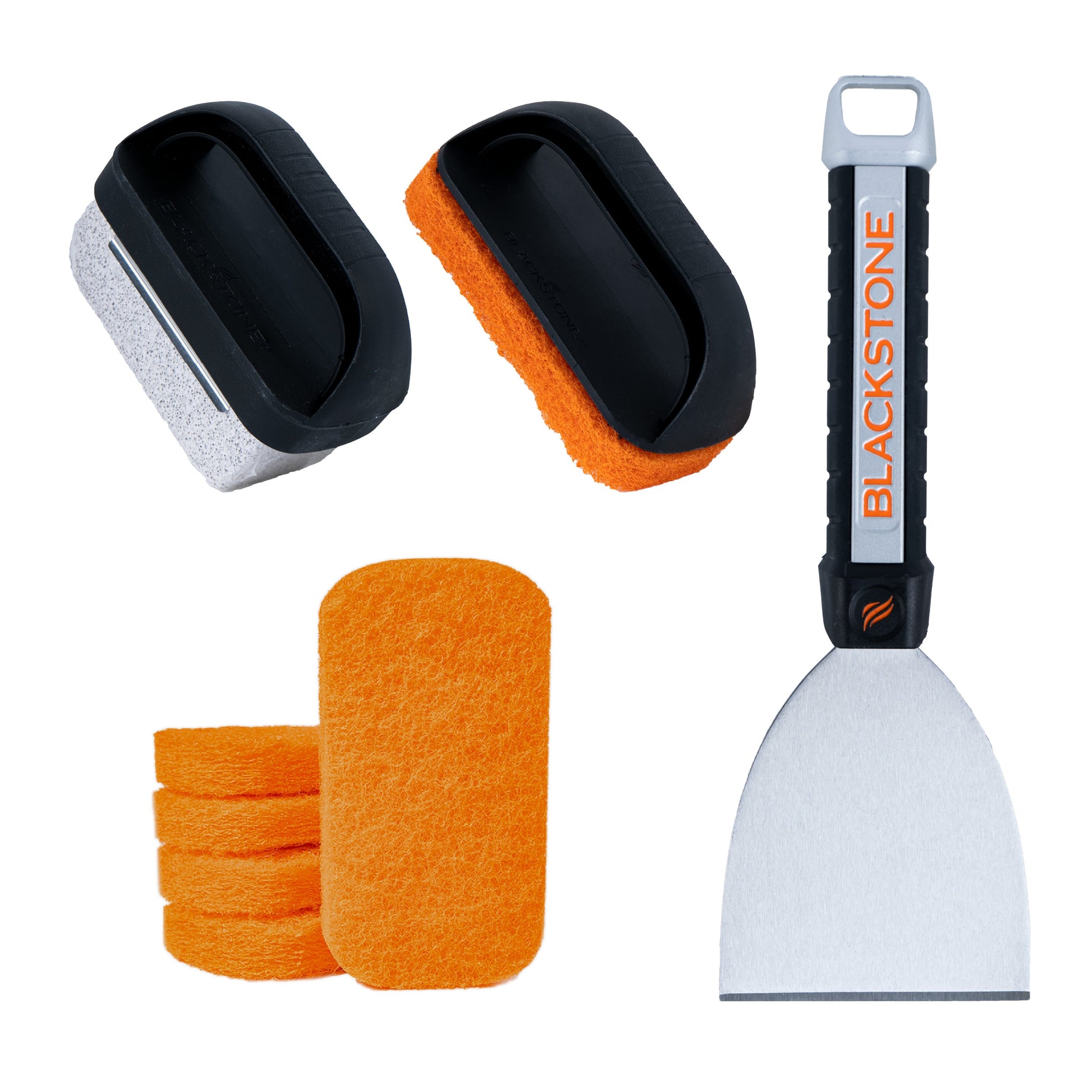 Culinary 10-Piece Cleaning Kit with Pumice Grill Cleaning Block 4-In with Scraper Blade