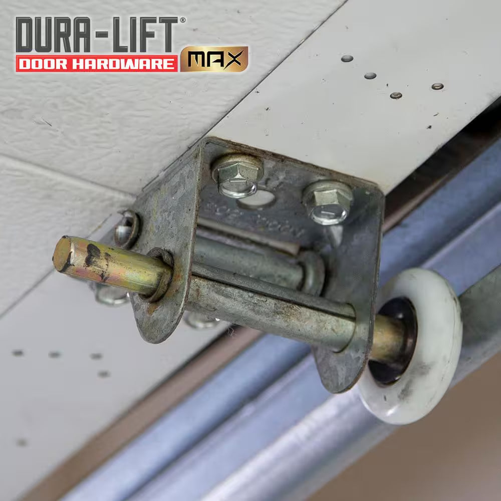 Ultra-Life Max 2 In. Nylon Garage Door Roller with Sealed 6200ZZ Bearing and 4 In. Steel Stem (10-Pack)