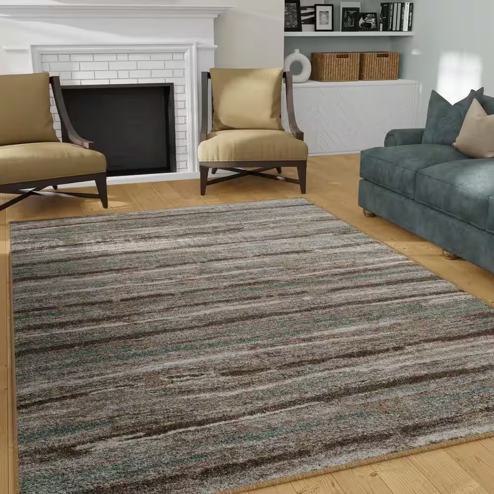 Shoreline Multi 2 Ft. X 7 Ft. Striped Runner Rug