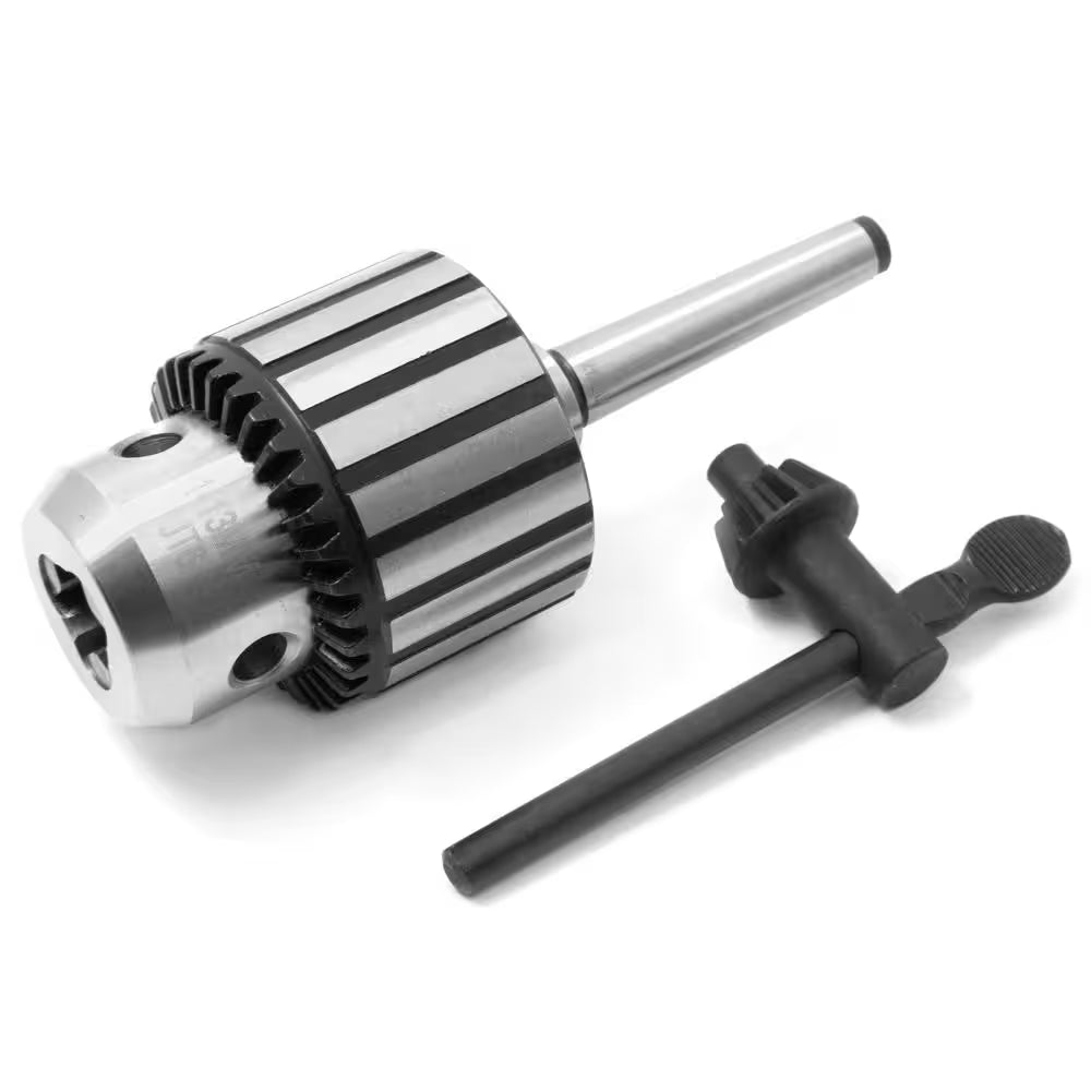 1/2 In. Keyed Drill Chuck with MT1 Arbor Taper