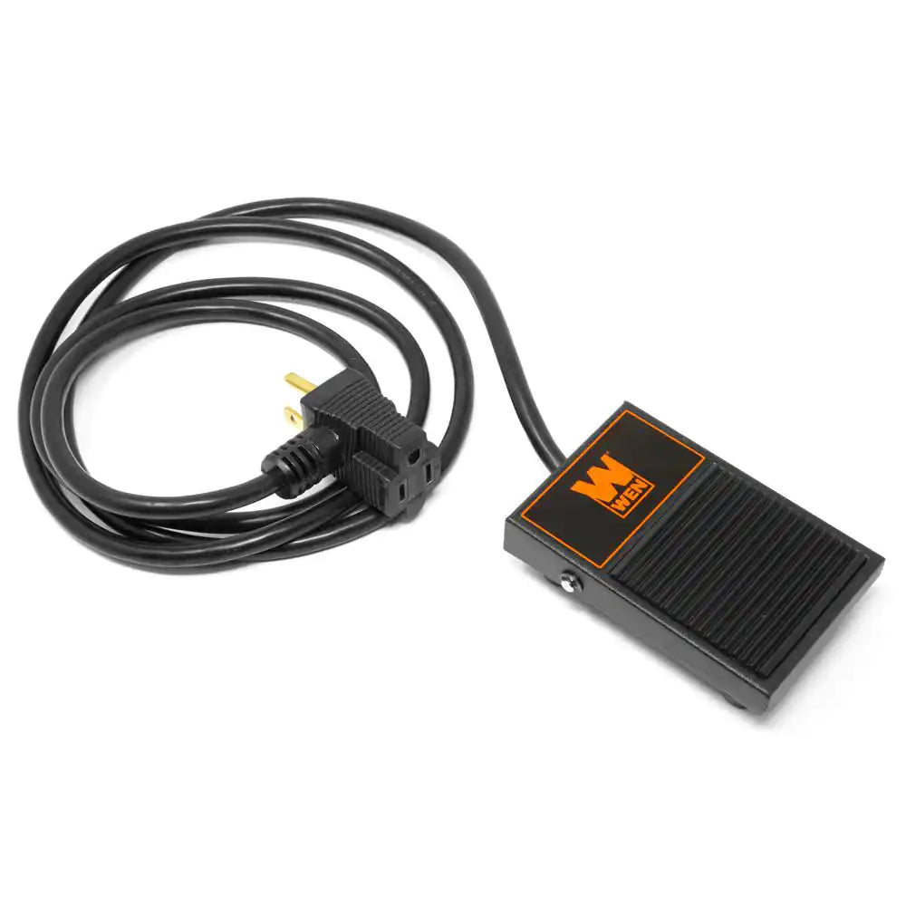 120-Volt 15-Amp Momentary Power Foot Pedal Switch for Woodworking