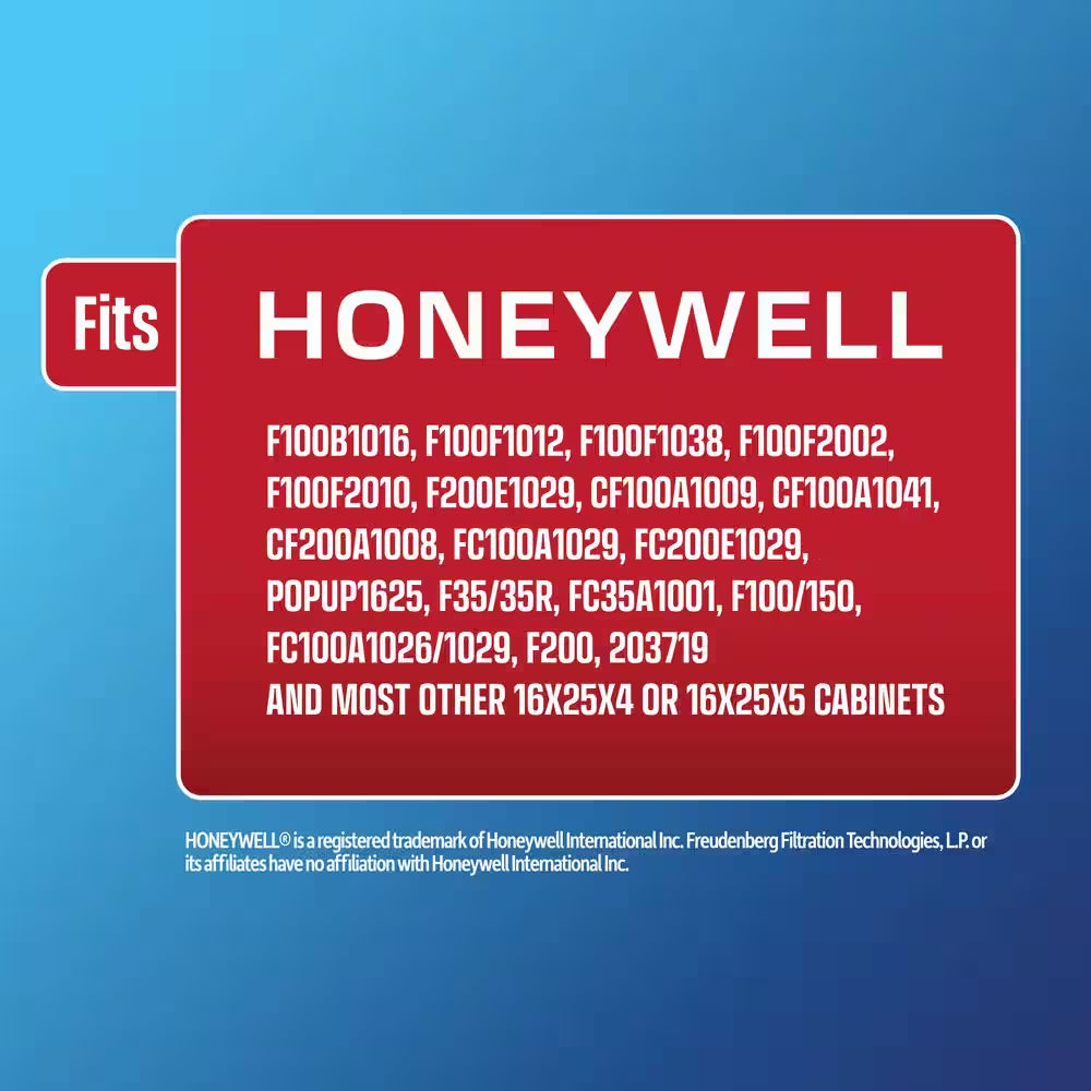 16 X 25 X 4 Honeywell FPR 4 Air Cleaner Filter