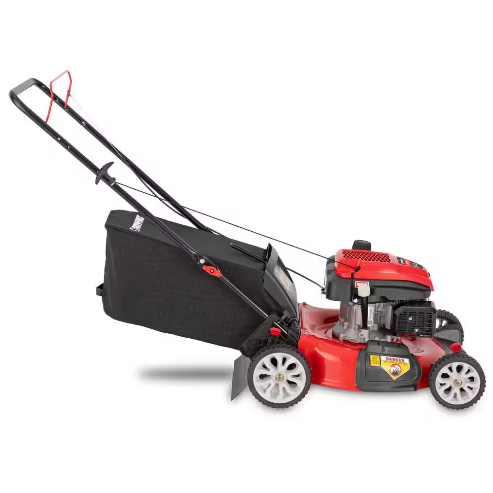 21 In. 163Cc OHV Engine Push 3-In-1 Gas Walk behind Lawn Mower with Tri-Action Cutting System