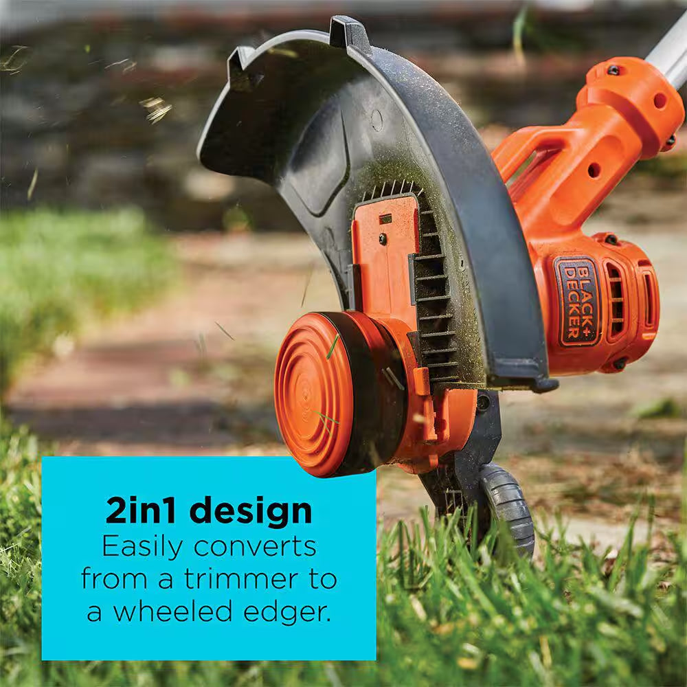20 In. 13 AMP Corded Electric Walk behind Push Lawn Mower and 14 In. 6.5 Amp Corded Single Line String Trimmer/ Edger