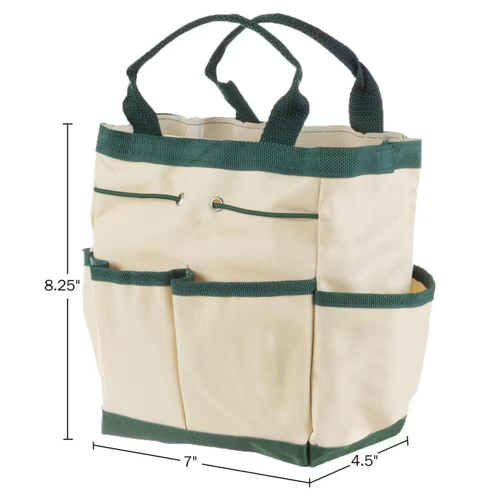 8.25 In. Garden Tool and Tote Set (8-Piece)