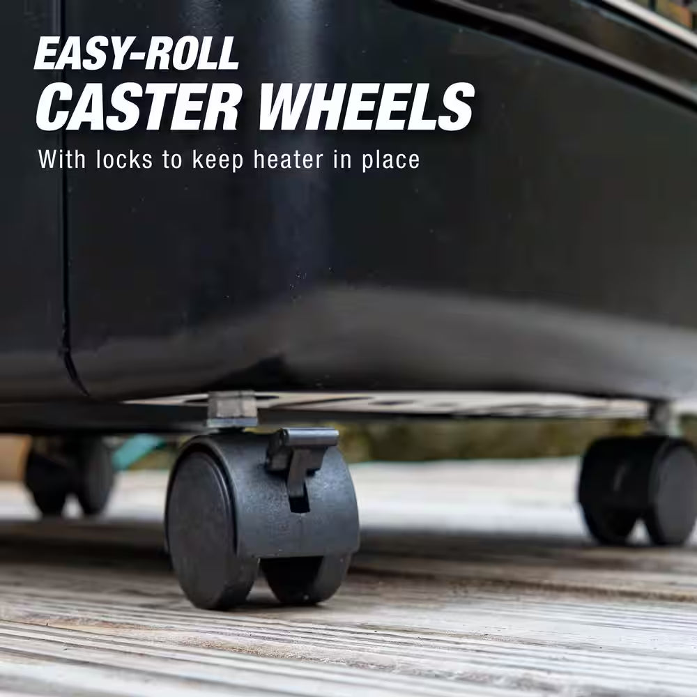 18,000 BTU Cabinet Propane Outdoor Space Heater with Hose and Regulator