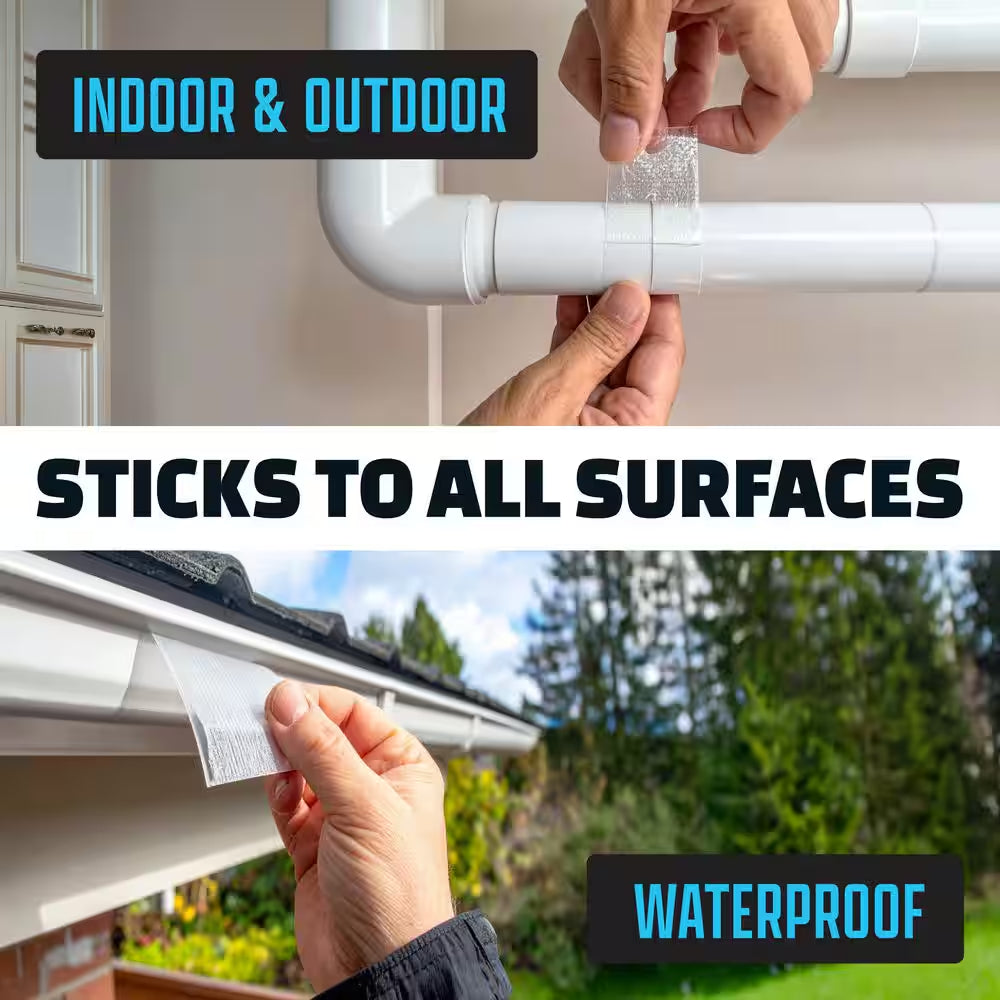 Alien Shield 4 In. Wide X 5 Ft. Long Transparent Ultra-Durable Waterproof Indoor and Outdoor Tape (3-Pack)