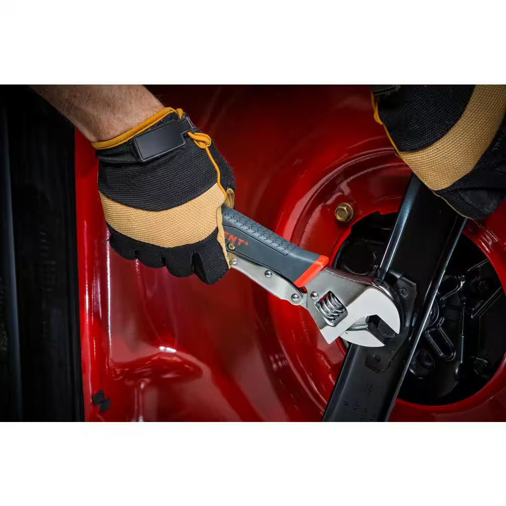 10 In. Locking Adjustable Wrench