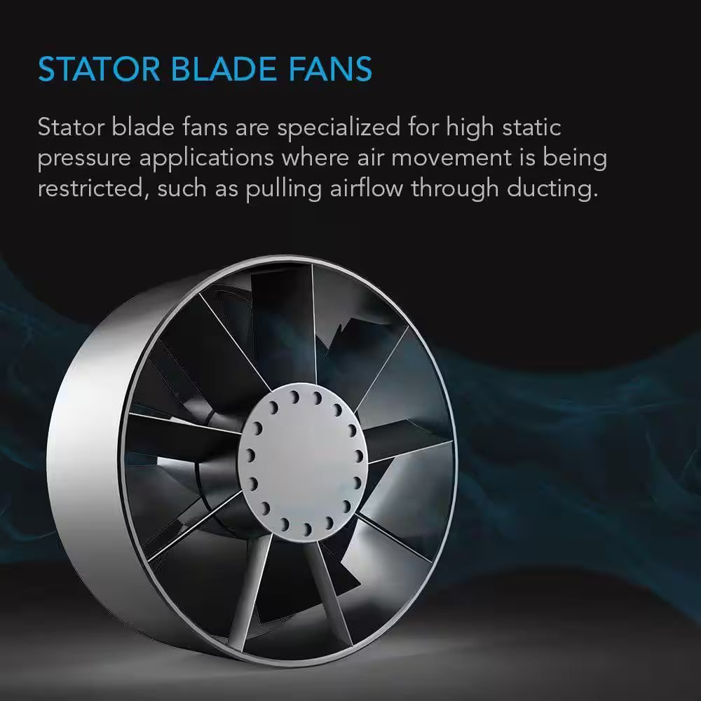 AIRTAP T4 120 CFM 4 In. X 10 In. Quiet Register Booster Fan with Thermostat Control, Heating Cooling AC Vent